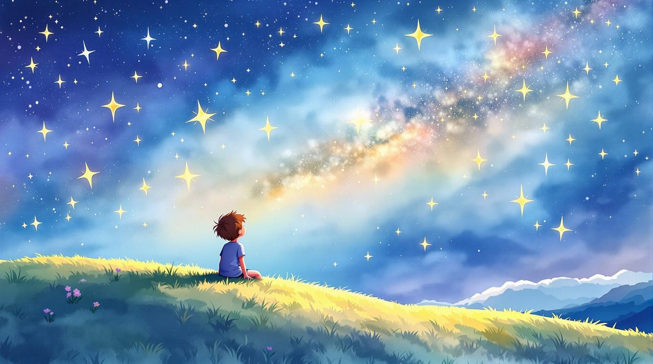 九九影视 - 手绘动画短片：星空之梦 投稿封面